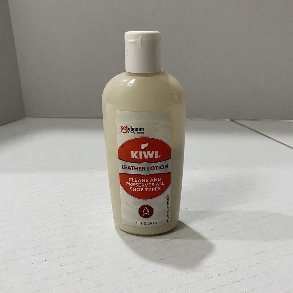 SC Johnson Kiwi Leather Lotion Cleans & Preserves All Shoe Types 5 fl oz